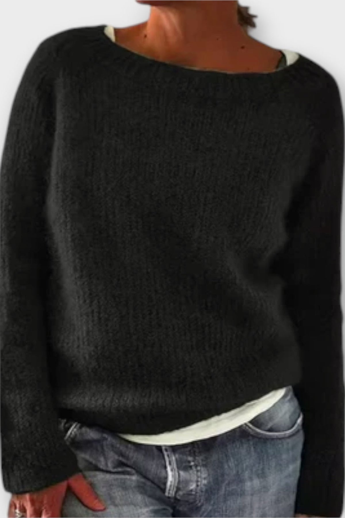 Regina | Senfgelber Oversize-Strickpullover