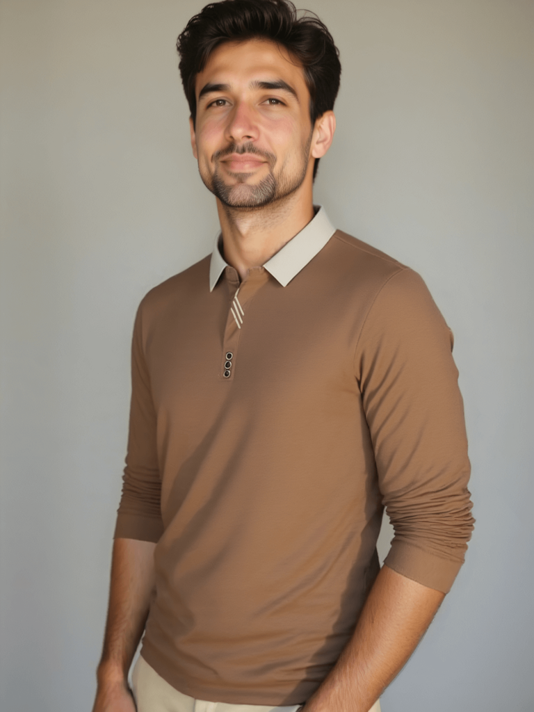Torben | Langarm-Poloshirt