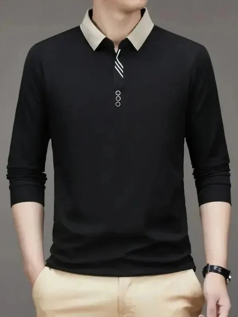 Torben | Langarm-Poloshirt