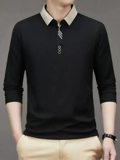 Torben | Langarm-Poloshirt