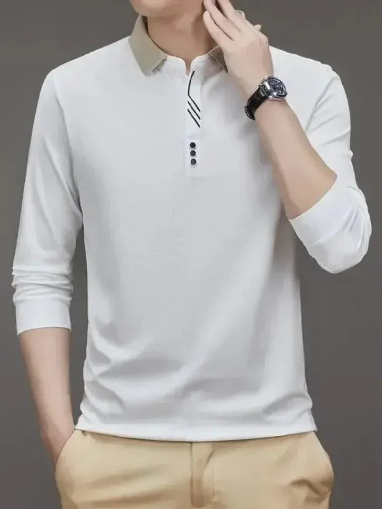 Torben | Langarm-Poloshirt