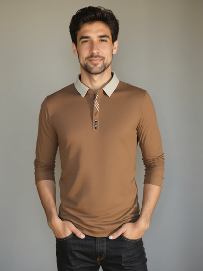 Torben | Langarm-Poloshirt