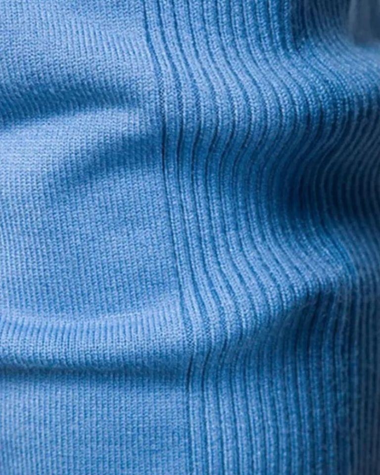 Torben | Blauer Rundhalspullover