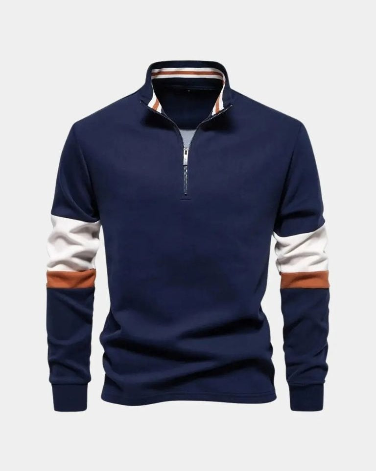 Till | Rostfarbener Troyer-Pullover