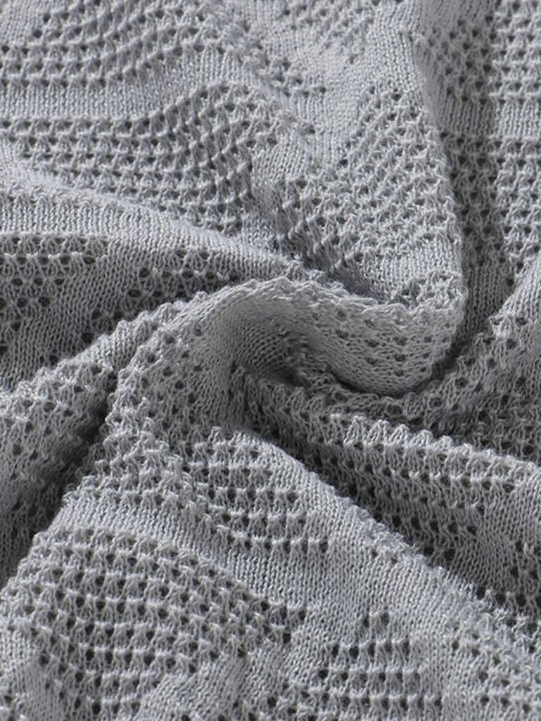 Veit | Strukturiertes Poloshirt mit geometrischem Muster