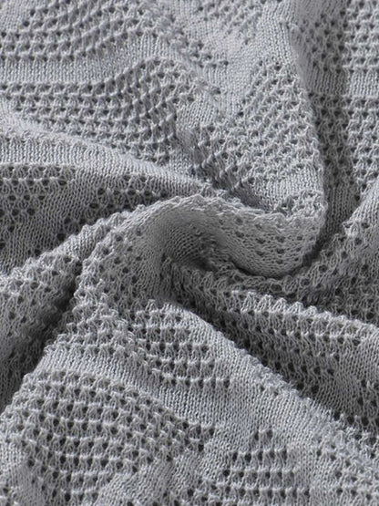 Veit | Strukturiertes Poloshirt mit geometrischem Muster