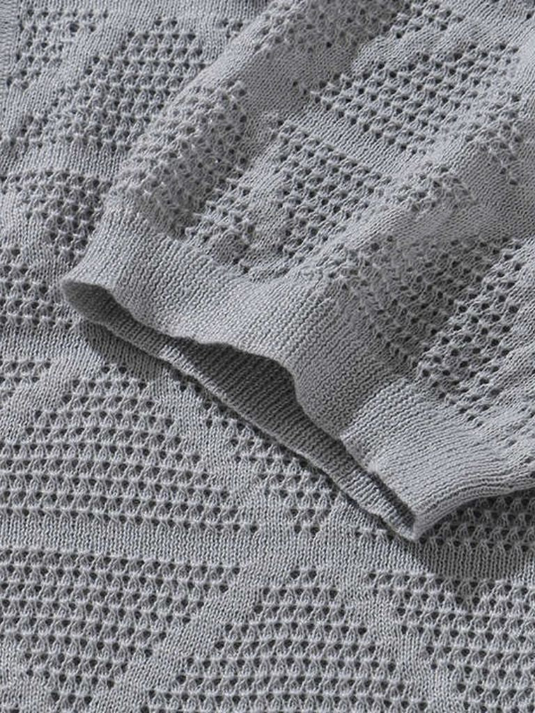 Veit | Strukturiertes Poloshirt mit geometrischem Muster