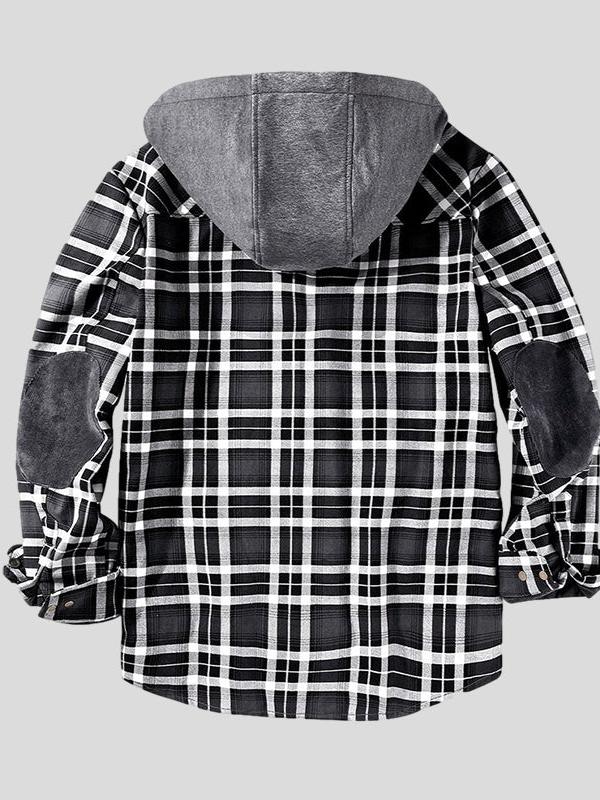 Valentin | Grüne Karo-Jacke mit Teddyfutter