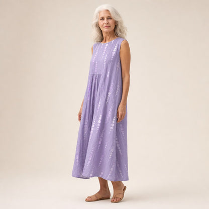 Frauke | Ärmelloses Sommerkleid in Flieder