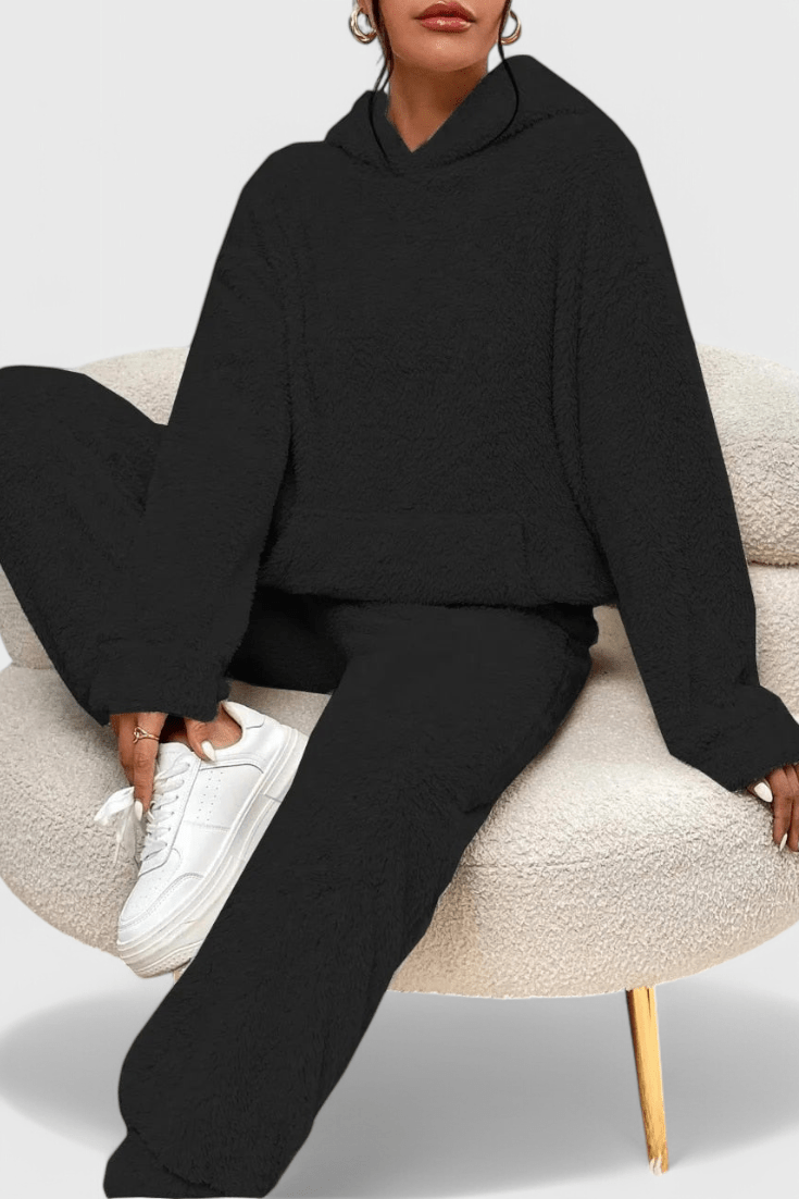 Rosie | Teddy-Kapuzenpullover & Hose Set