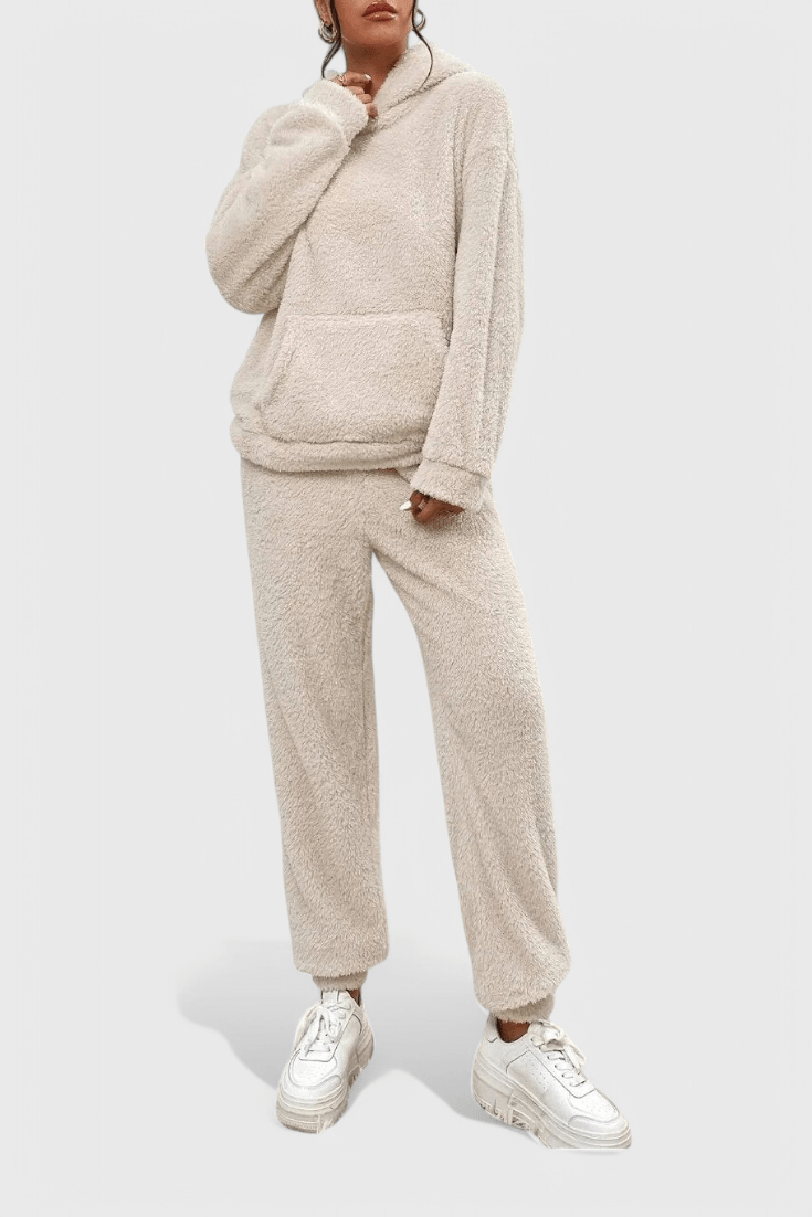 Rosie | Teddy-Kapuzenpullover & Hose Set