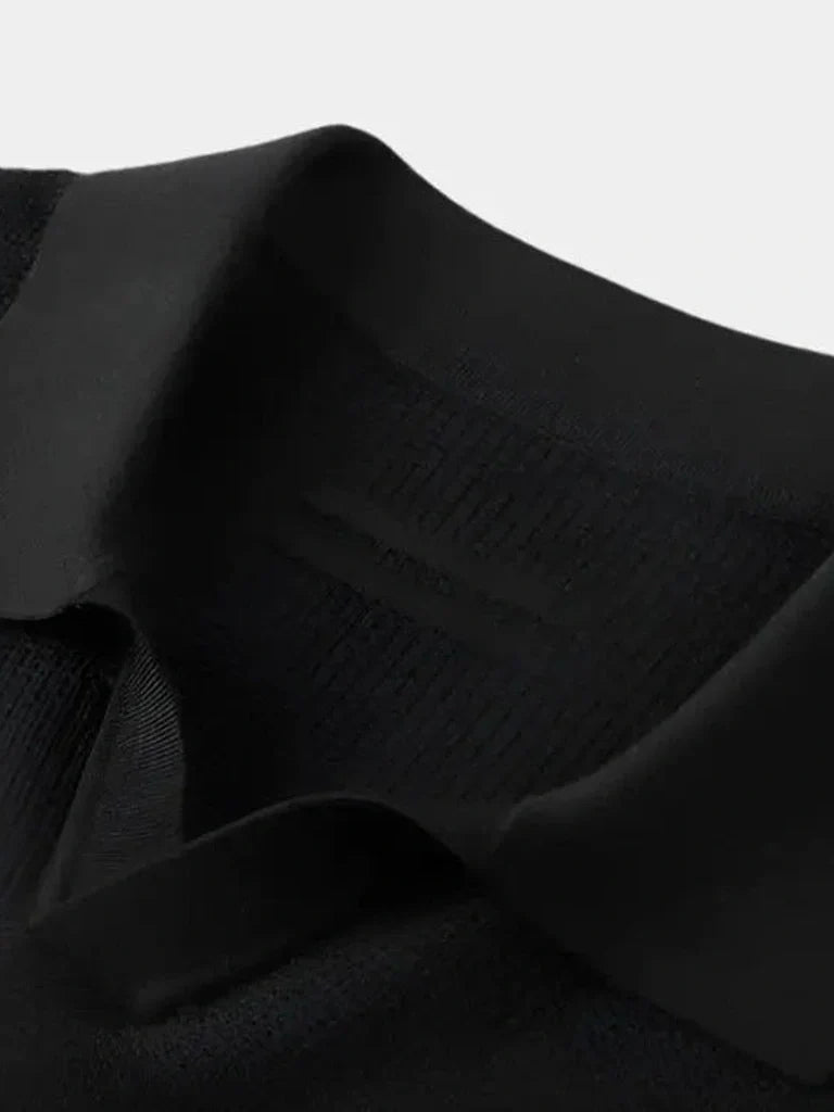Volker | Kurzarm-Poloshirt mit offenem Kragen