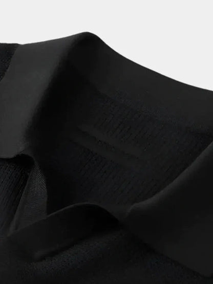 Volker | Kurzarm-Poloshirt mit offenem Kragen
