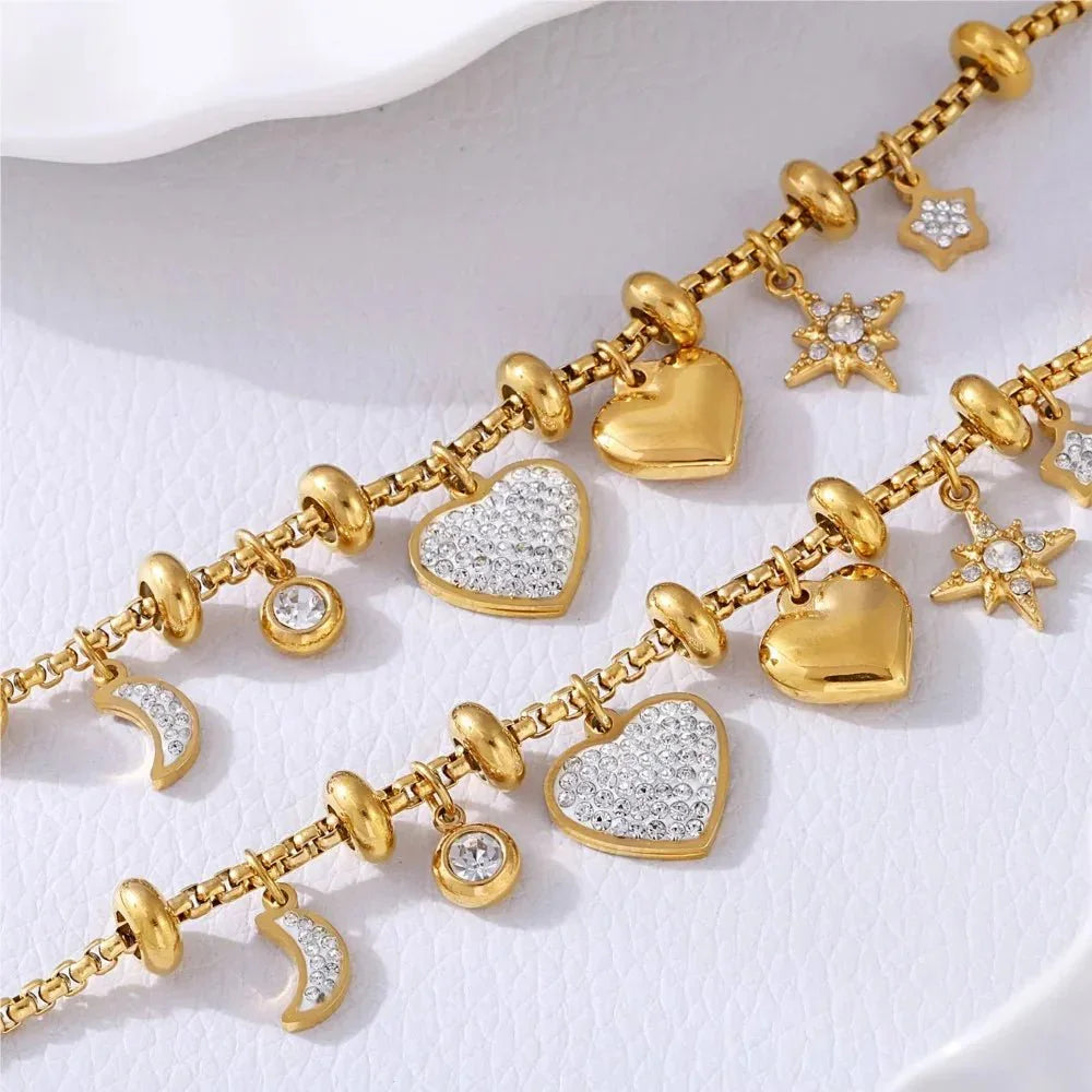 Corinna | Armband mit Anhängern