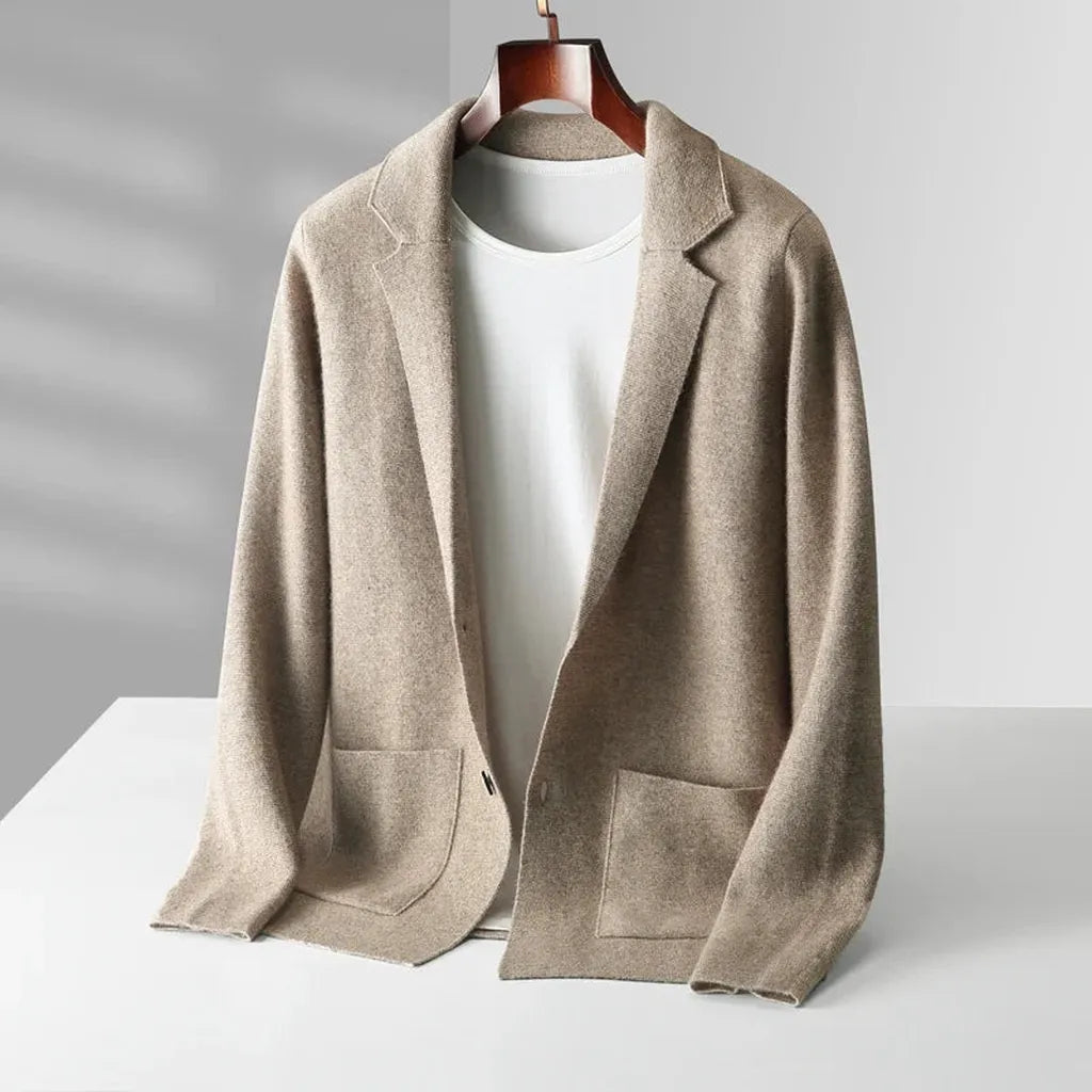 Carla-Luise | Cardigan in Kaschmir-Optik mit tailliertem Schnitt
