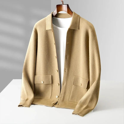 Nina-Luise | Cardigan in Kaschmir-Optik mit zwei Taschen