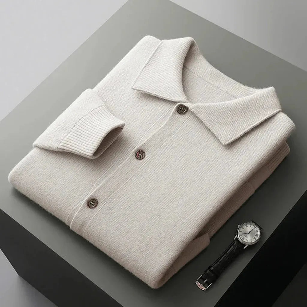 Nina-Luise | Cardigan in Kaschmir-Optik mit zwei Taschen