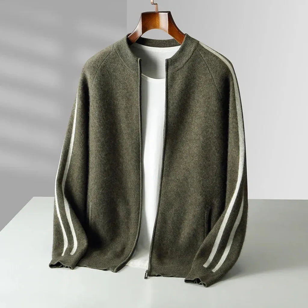 Wilma-Sophie | Cardigan in Kaschmir-Optik mit Streifen