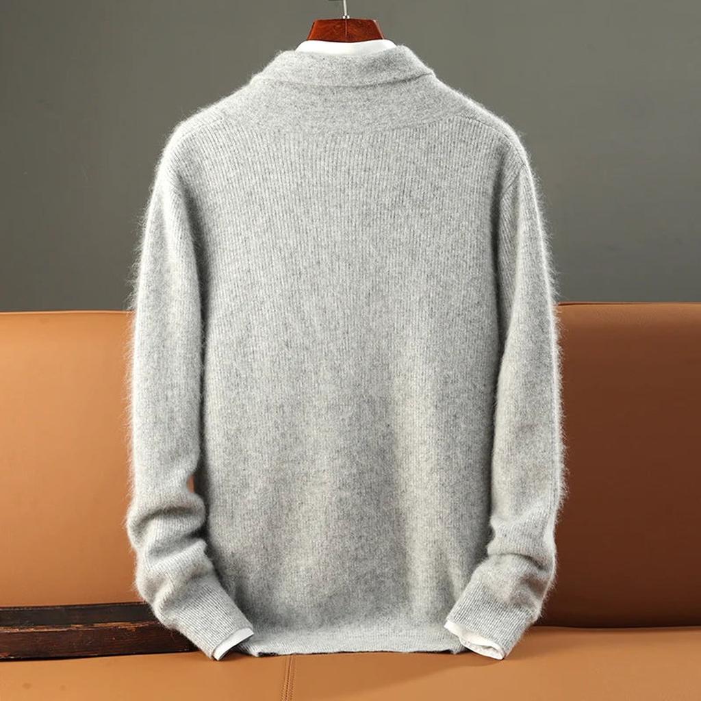 Selma-Marie | Pullover in Kaschmir-Optik mit Schalkragen