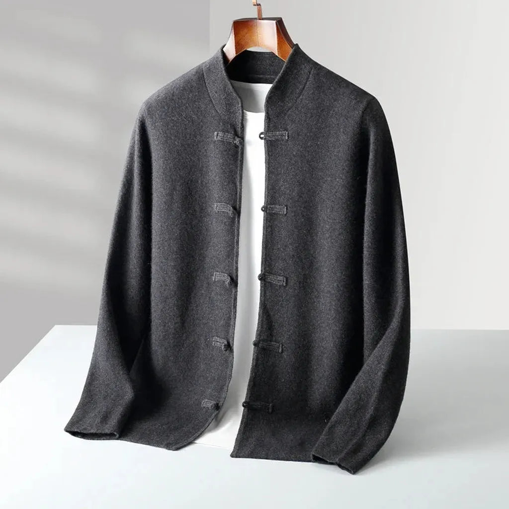 Franka-Marie | Cardigan in Kaschmir-Optik im klassischen Schnitt
