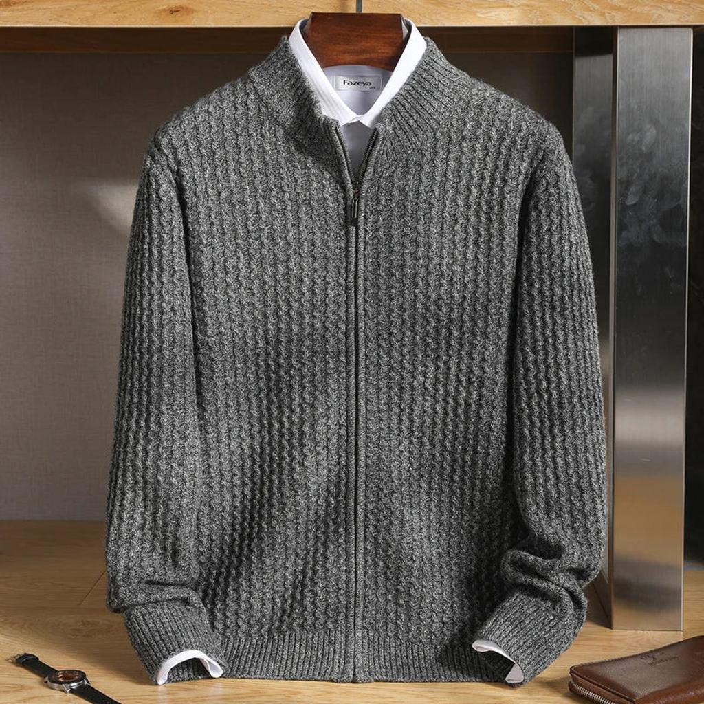 Wiebke-Marie | Pullover in Kaschmir-Optik mit Strukturmuster