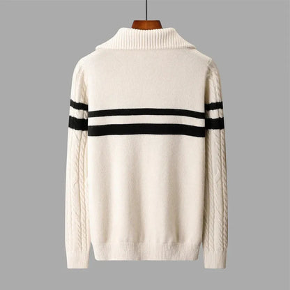 Paula-Luise | Pullover in Merino-Optik mit Streifen