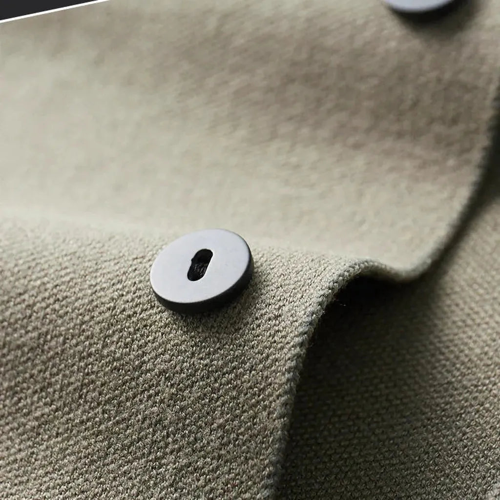 Lore-Luise | Cardigan in Kaschmir-Optik mit gestreiften Ärmeln
