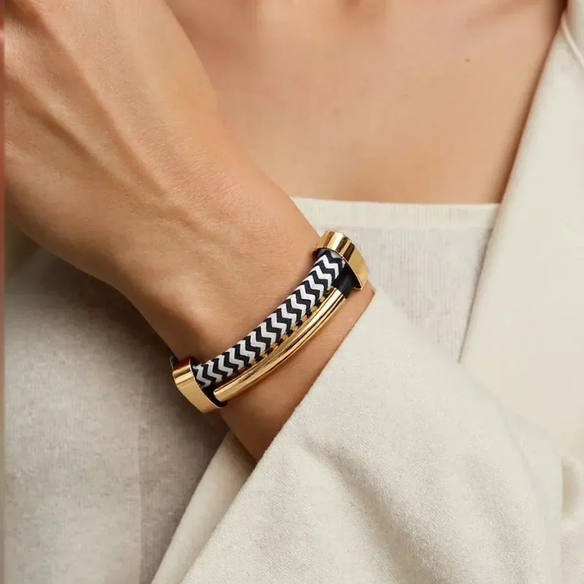 Mirjam | Schmuckset mit geflochtenem Band