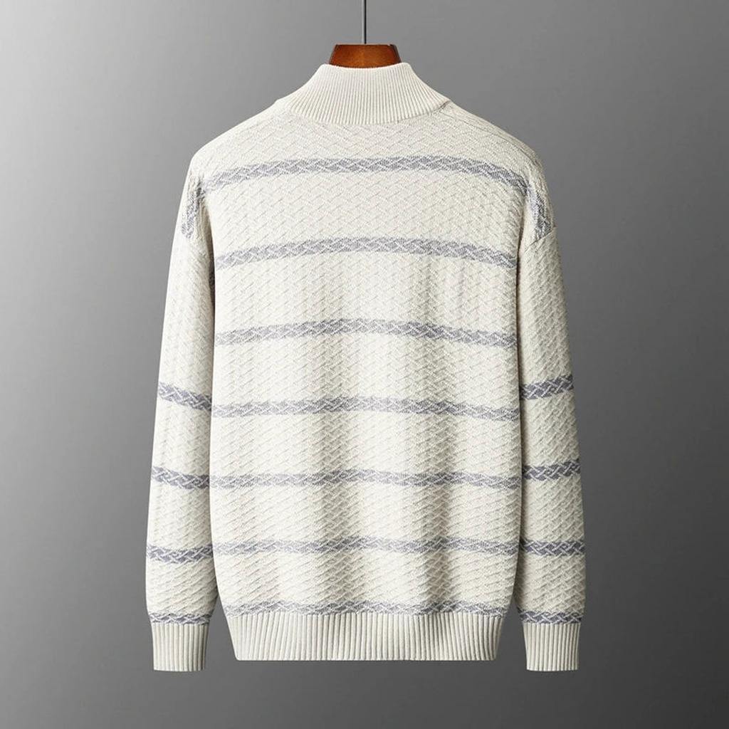 Ruth-Luise | Cardigan in Kaschmir-Optik mit Reißverschluss