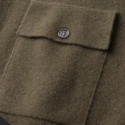 Nina-Luise | Cardigan in Kaschmir-Optik mit zwei Taschen