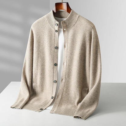 Kerstin-Luise | Cardigan in Kaschmir-Optik mit Knopfleiste