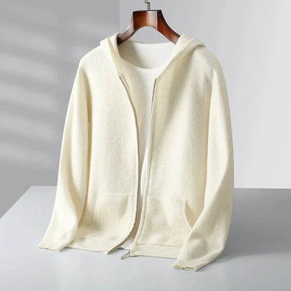 Sabine-Marie | Zip-Hoodie in Kaschmir-Optik