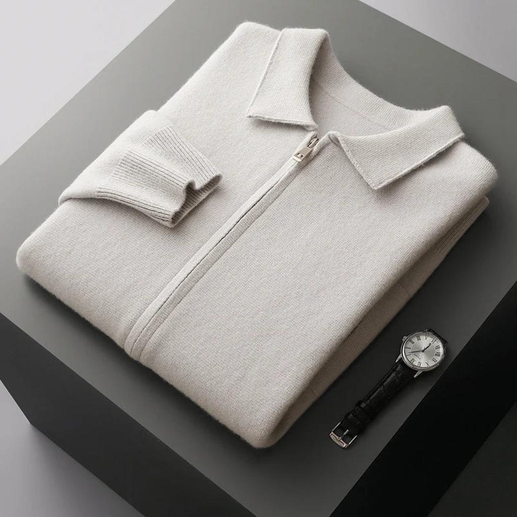 Ellen-Luise | Cardigan in Kaschmir-Optik mit zwei Taschen