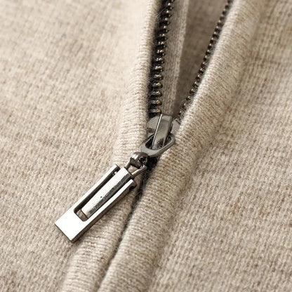 Sabine-Marie | Zip-Hoodie in Kaschmir-Optik