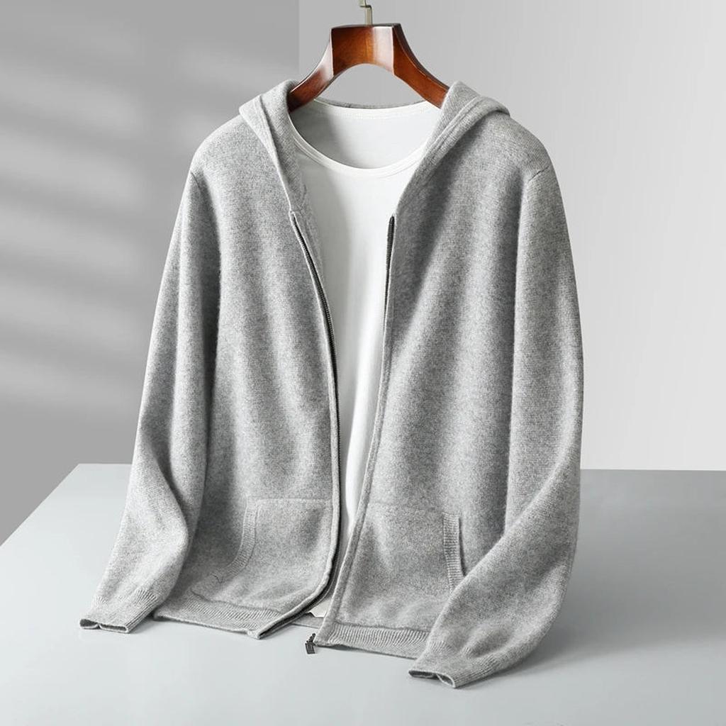 Sabine-Marie | Zip-Hoodie in Kaschmir-Optik