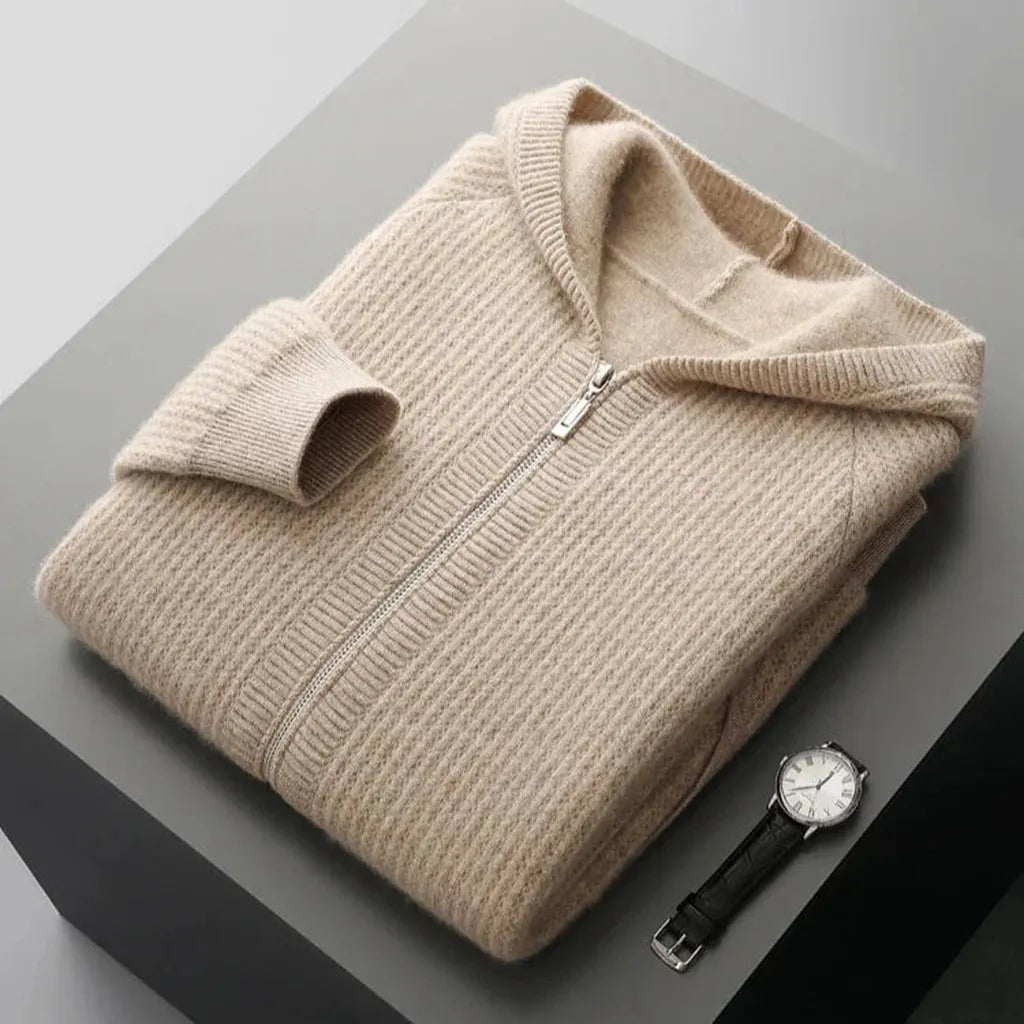 Petra-Marie | Zip-Hoodie in Kaschmir-Optik