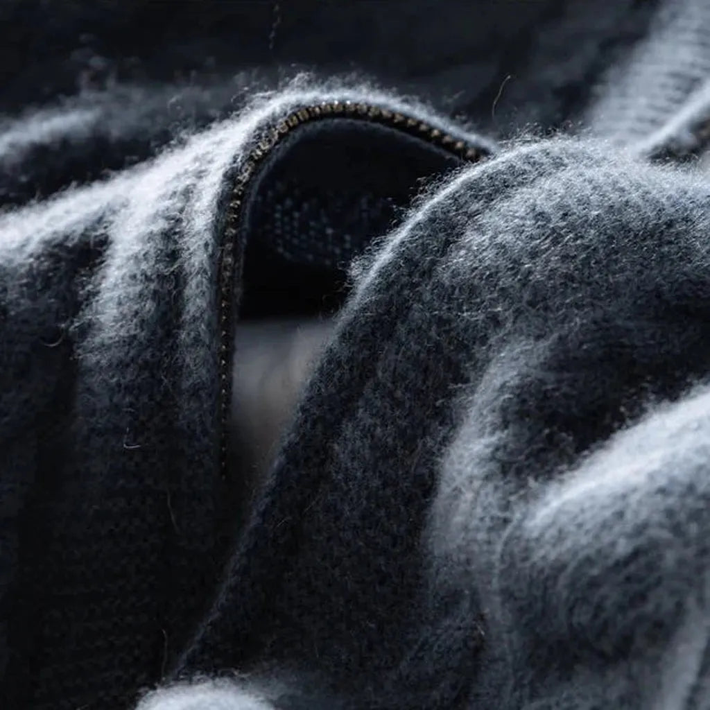 Sonja-Luise | Cardigan in Kaschmir-Optik mit Zopfmuster
