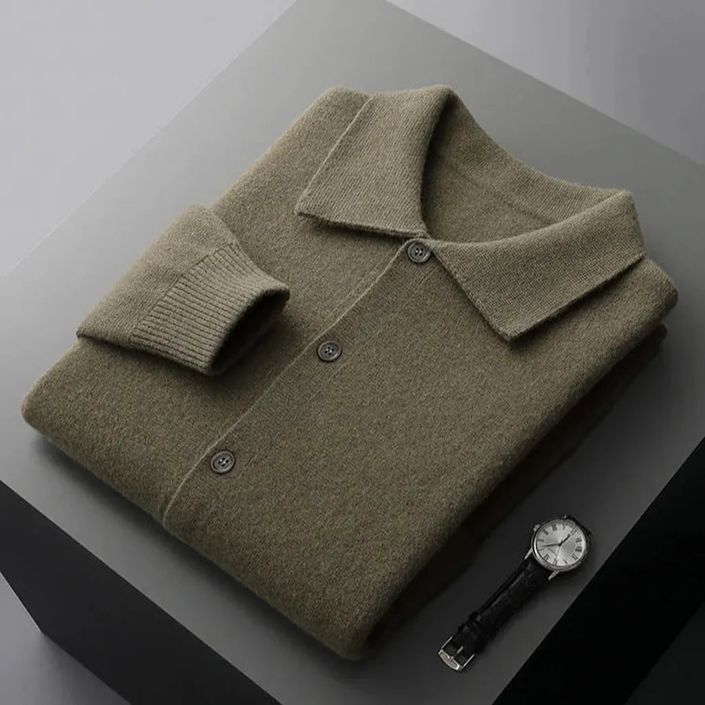 Nina-Luise | Cardigan in Kaschmir-Optik mit zwei Taschen