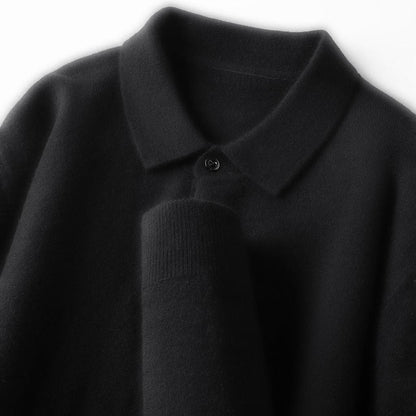 Ulla-Marie | Poloshirt in Kaschmir-Optik im schmalen Schnitt