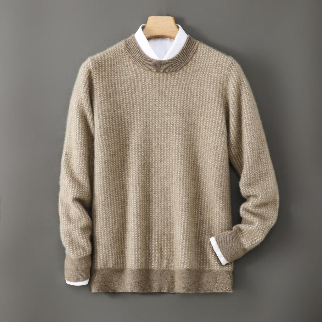 Brigitte-Marie | Pullover in Kaschmir-Optik mit saisonalem Muster