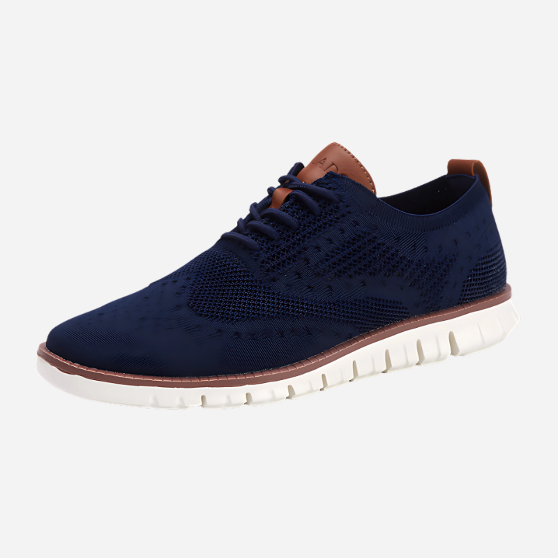 Rolf | Schwarze Strick-Sneaker