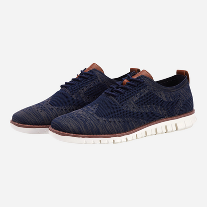 Rolf | Schwarze Strick-Sneaker