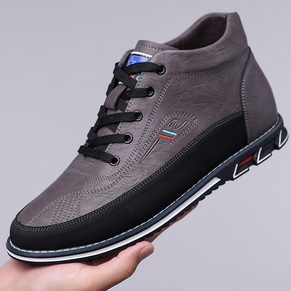 Arne | Schwarze High-Top-Freizeitschuhe