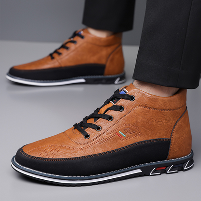 Arne | Schwarze High-Top-Freizeitschuhe