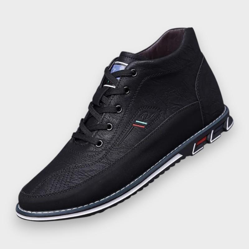 Arne | Schwarze High-Top-Freizeitschuhe