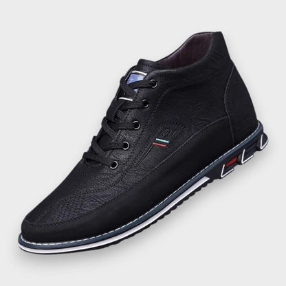 Arne | Schwarze High-Top-Freizeitschuhe