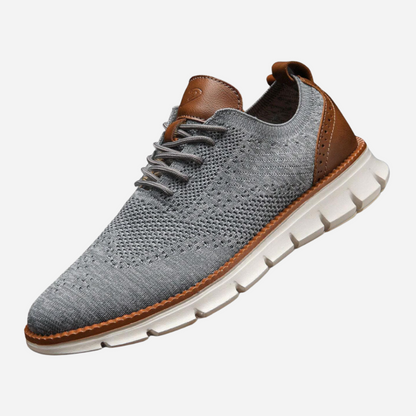 Hendrik | Beige Strick-Freizeitschuhe