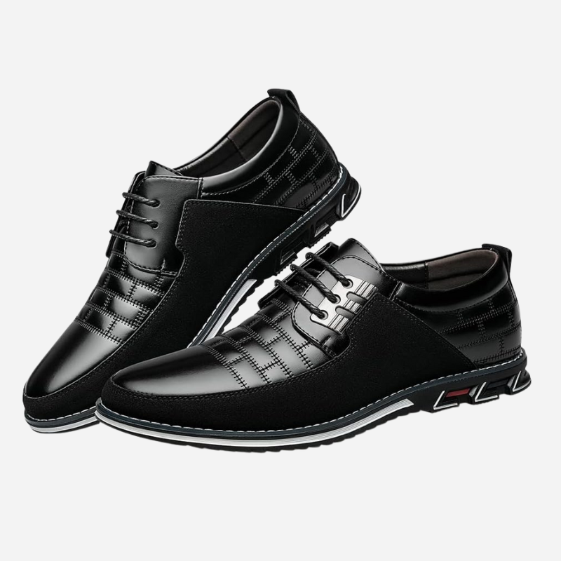 Christoph | Schwarze Freizeitschuhe im Smart-Casual-Stil