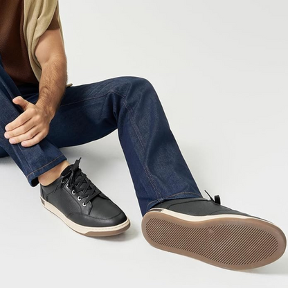 Wilhelm | Schwarze Freizeit-Sneaker
