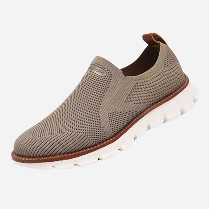 Robert | Schwarze Strick-Slip-on-Sneaker